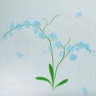 Пленка для цветов "Орхидея" 700 мм х 6 м, 40 мкм, голубая - Фото 2