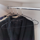 Плечики-вешалки для одежды Доляна, размер 40-44, антискользящее покрытие, цвет чёрный - Фото 7