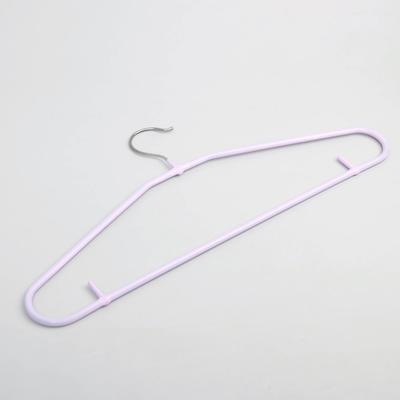 Плечики для одежды Доляна, размер 44-46, антискользящее покрытие, цвет сиреневый