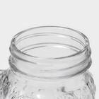 Кружка с крышкой и трубочкой «Сова», 470 мл, 10×11.5×12.5 см, стекло, МИКС - Фото 6