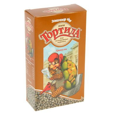 Лакомство «Тортила» гранулы для сухопутных черепах, гранулированный, 150 г