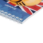 Блокнот А6, 40 листов на гребне "Футбольный мяч с флагами", обложка мелованный картон, блок офсет, МИКС - Фото 3