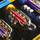 Лазер-фонарик с 5 насадками на кольце, МИКС - Фото 1