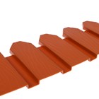 Ограждение декоративное, 18×300 см, 6 секций, пластик, терракотовое, «Дачник» - Фото 9