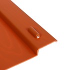 Ограждение декоративное, 18×300 см, 6 секций, пластик, терракотовое, «Дачник» - Фото 10