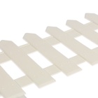 Ограждение декоративное, 30×196 см, 4 секции, пластик, белое, «Палисадник» - Фото 10