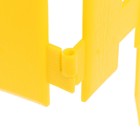 Ограждение декоративное, 30 × 196 см, 4 секции, пластик, жёлтое, «Палисадник» - Фото 11