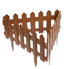 Ограждение декоративное, 30×196 см, 4 секции, пластик, коричневое, «Палисадник» - Фото 9