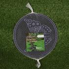 Мобильная садовая плитка-коврик, d = 30 см, резина, «Бабочка» - Фото 5