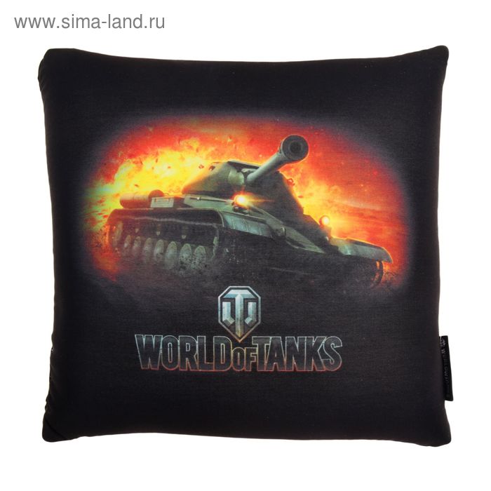 Мягкая подушка-антистресс "World Of Tanks", 15 см - Фото 1