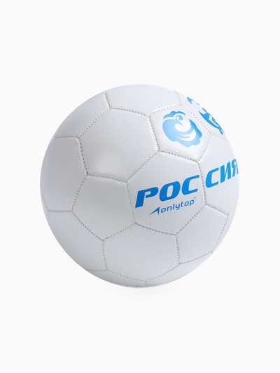 Футбольный мяч ONLYTOP «Россия», машинная сшивка, 32 панели, р. 5, PVC