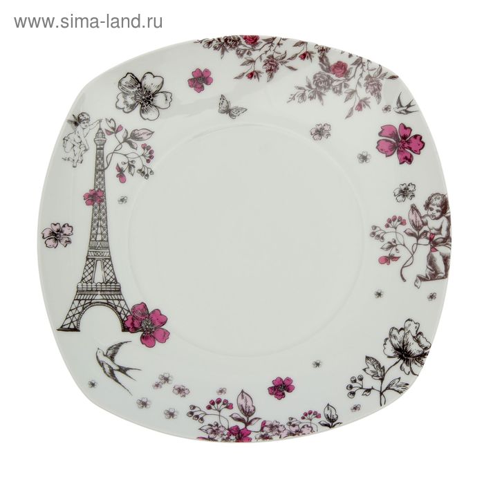 Тарелка обеденная 26 см Souvenirs de Paris - Фото 1