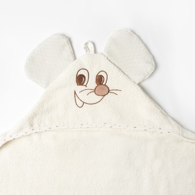 Полотенце - уголок, 125×65 см, бежевое