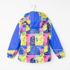 Куртка для девочки "Агния", рост 140 см, цвет васильковый/розовый 17/OA-3JK506-2 - Фото 3