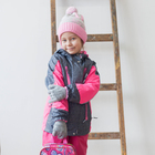 Куртка для девочки "Лана", рост 146 см, цвет розовый/серый 17/OA-3JK508-2 - Фото 1