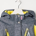 Куртка для девочки "Лана", рост 140 см, цвет серый/жёлтый 17/OA-3JK508-2 - Фото 2