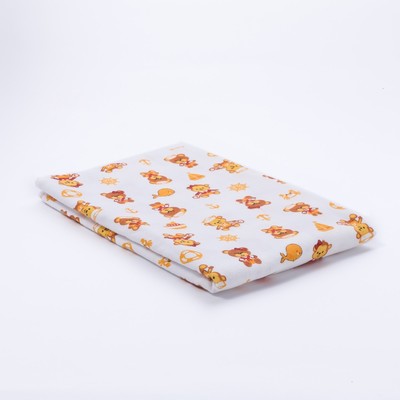 Пелёнка фланелевая, размер 90х130 см, цвет МИКС