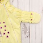 Конверт детский на двух молниях, рост 74 см, цвет лимонный 40-8500 _М - Фото 4