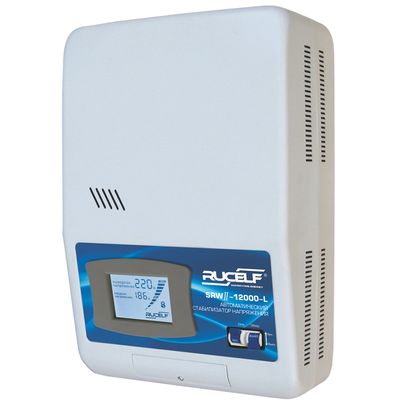 Стабилизатор напряжения RUCELF SRW.II-12000-L, релейный, настенный, точность ±8%, 12000 ВА