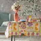 Скатерть Доляна «Светлая Пасха», 180×144 см, 100% хлопок, рогожка 164 г/м² - Фото 1