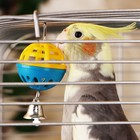 Игрушка для попугая "Забава" с 1 шариком, микс - Фото 1