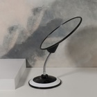 Зеркало настольное, круглое, на гибкой ножке, 17.5×27 см, (d=16.5 см), МИКС - Фото 5