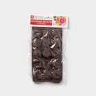 Форма для конфет и шоколада Доляна «Клумба цветов», силикон, 20.5×10.5×1.5 см, 15 ячеек, коричневая - Фото 7