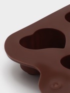 Форма для конфет и шоколада Доляна «Сердцеедка», силикон, 21.5×11×1.5 см, 15 ячеек, коричневая - Фото 4