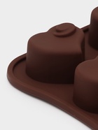 Форма для конфет и шоколада Доляна «Сердцеедка», силикон, 21.5×11×1.5 см, 15 ячеек, коричневая - Фото 5