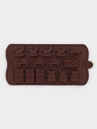 Форма для конфет и шоколада Доляна «Детские игрушки», силикон, 21×11 см, 15 ячеек (3.5×2 см), МИКС - Фото 2