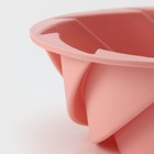 Форма для выпечки Доляна «Немецкий кекс. Вихрь», силикон, d=24,5 см, цвет розовый - Фото 5