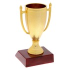 Кубок 103, наградная фигура, золото, подставка пластик, 12×6.3×6.3 см - Фото 3