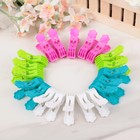 Прищепки бельевые 6 см «Цветы», 20 шт - Фото 1