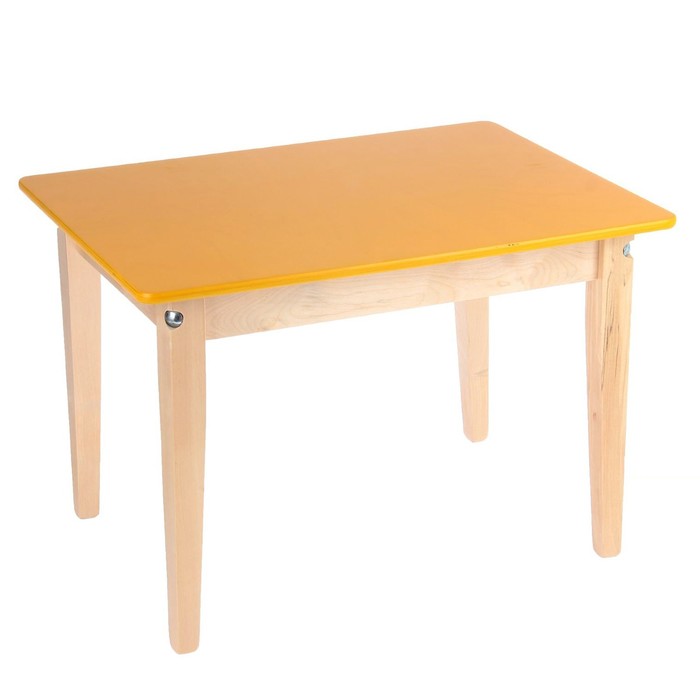 Стол детский №1 (Н=400) (600х450), желтый - фото 1905396551