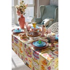 Скатерть Доляна «Светлая Пасха», 145×144 см, 100% хлопок, рогожка 164 г/м² - Фото 4