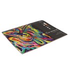 Планшет для пастели А2, 18 листов, 6 цветов «Сладкие грёзы», тиснение «холст», блок 160 г/м² - Фото 2