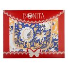 Подарочный набор Bonita Белые Росы (полотенце35х61, прихватка 18х18, рукавица 18х27) вафля, 120г/м х - Фото 2