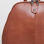 Рюкзак молодёжный на молнии, 1 отдел, наружный карман, цвет коричневый - Фото 4