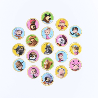 Монеты шоколадные "Маша и Медведь", 6 г