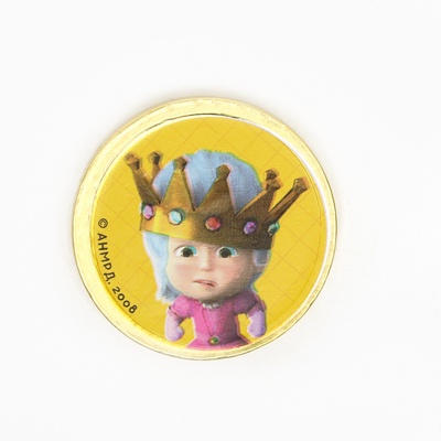 Монеты шоколадные "Маша и Медведь", 6 г