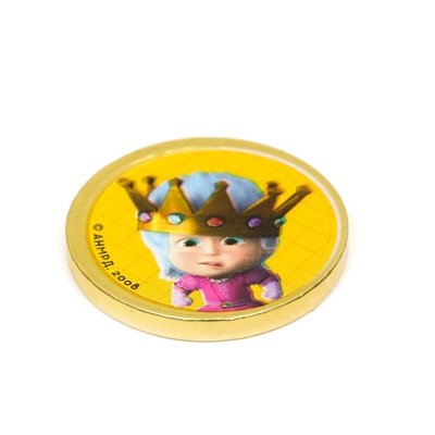 Монеты шоколадные "Маша и Медведь", 6 г