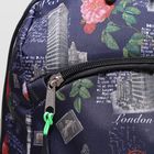 Рюкзак молодёжный на молнии, 1 отдел, 2 наружных кармана, цвет чёрный/розовый - Фото 4