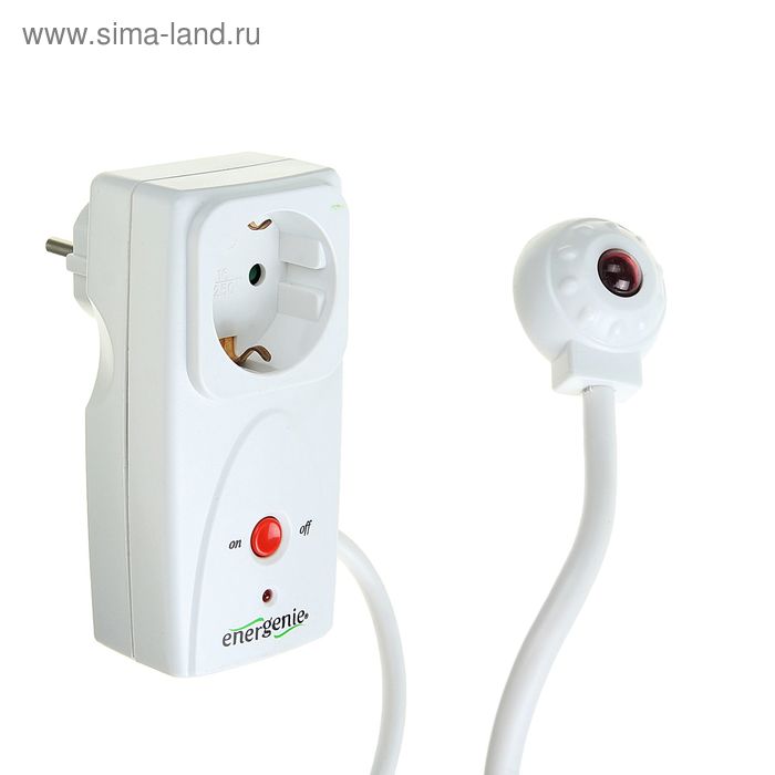 Энергосберегающая розетка Energenie Standby Killer EGM-SBK, 0.5 м, до 16 А, белая - Фото 1