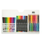 Набор для рисования Maped Color Peps 33 предмета: фломастеры, ручка капилярная, карандаши цветные двусторонние, точилка - Фото 2