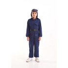Костюм военного «Лётчик», комбинезон, ремень, шлем, очки, 5-7 лет, рост 122-134 см - Фото 1