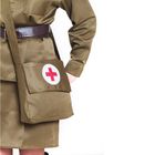 Костюм военный «Санитарочка», пилотка, гимнастёрка, ремень, юбка, сумка, р. 44-46, рост 164 см - Фото 2