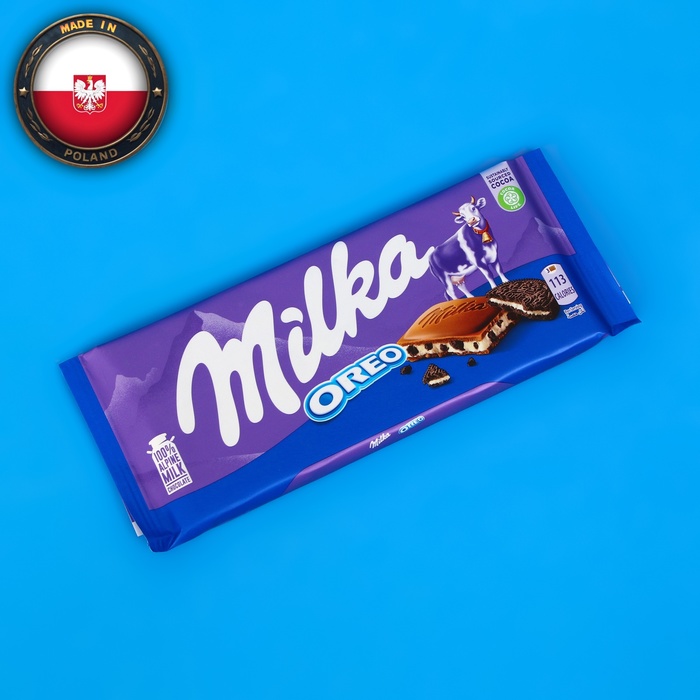 Шоколад Milka Oreo, 100 г - Фото 1