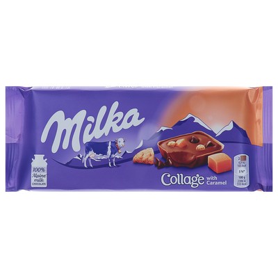 Шоколад Milka Collage Fudge 93 г