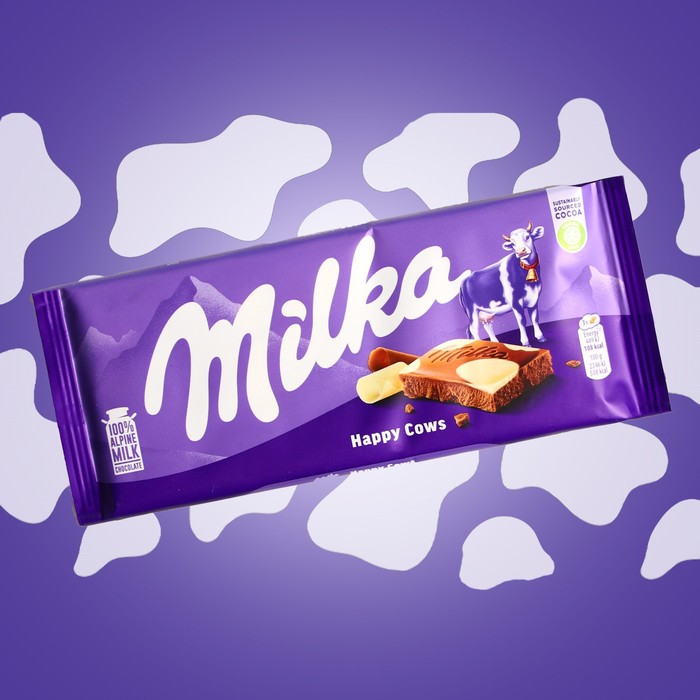 Шоколад Milka Happy Cows, 100 г - Фото 1