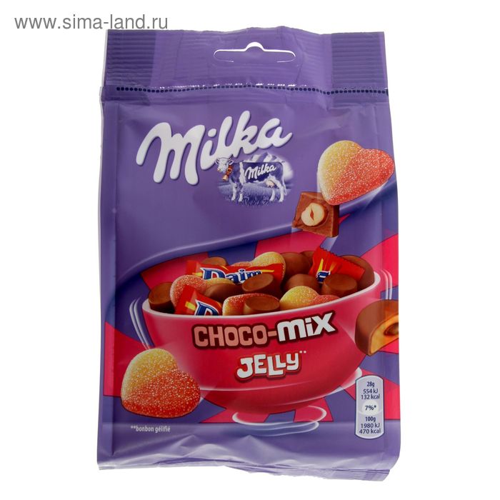 Конфеты Milka Jelly Snax, 140 г - Фото 1